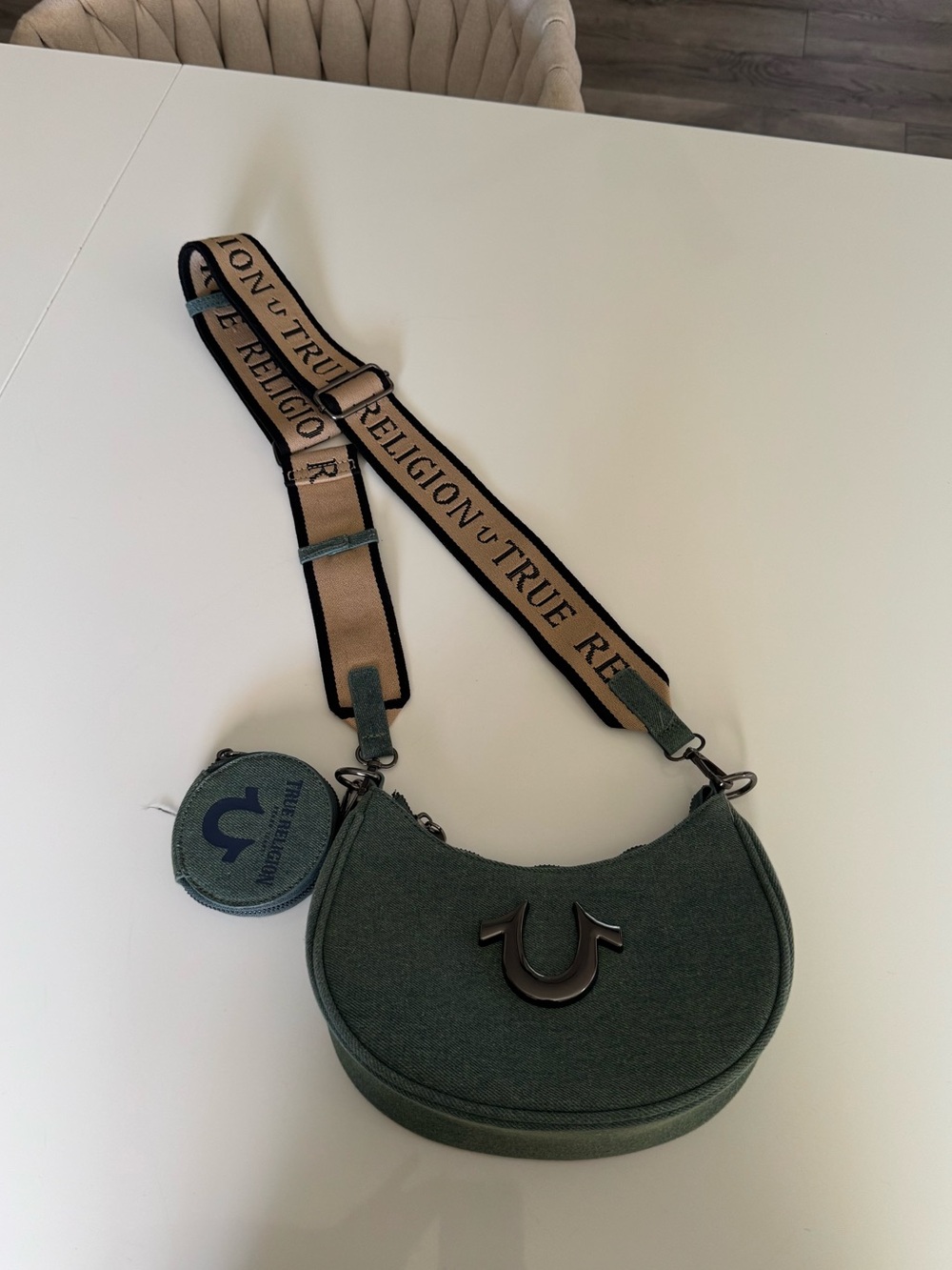 True Religion Denim Crossbody Bag